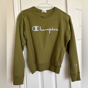Champion Olive Green Sweatshirt